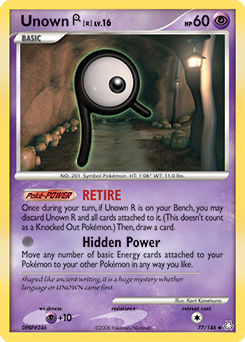 Pokemon Legends Awakened Unown [R] - 77