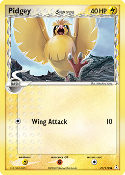 Pokemon Holon Phantoms Pidgey δ - 77