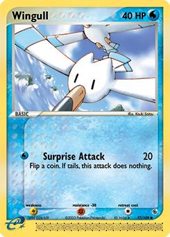 Pokemon Ruby & Sapphire Wingull - 77