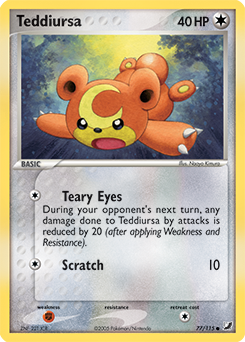 Pokemon Unseen Forces Teddiursa - 77