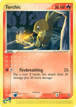 Pokemon Dragon Torchic - 77