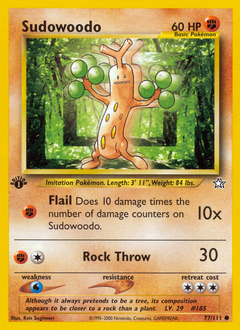 Pokemon Neo Genesis Sudowoodo - 77
