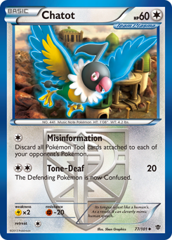 Pokemon Plasma Blast Chatot - 77