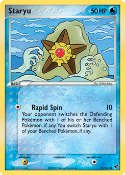 Pokemon Deoxys Staryu - 77