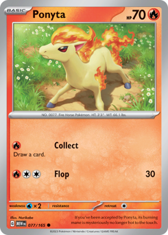 Pokemon 151 Ponyta - 77