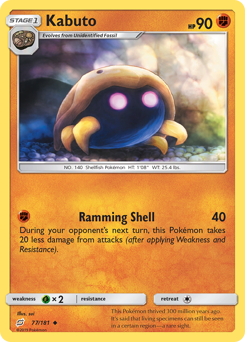 Pokemon Team Up Kabuto - 77