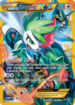 Pokemon Roaring Skies Shaymin-EX - 77a