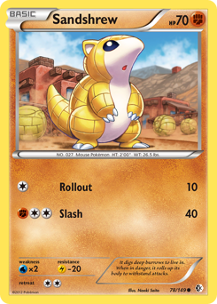 Pokemon Boundaries Crossed Sandshrew - 78