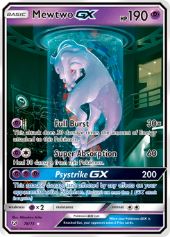 Pokemon Shining Legends Mewtwo-GX - 78