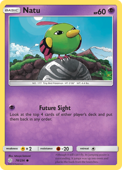 Pokemon Cosmic Eclipse Natu - 78