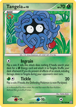 Pokemon Stormfront Tangela - 78