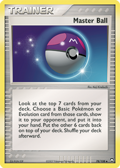 Pokemon Power Keepers Master Ball - 78