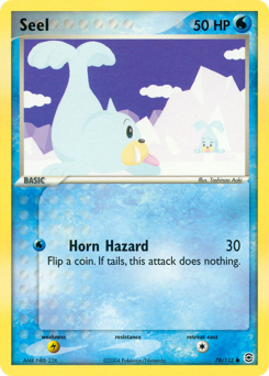 Pokemon FireRed & LeafGreen Seel - 78