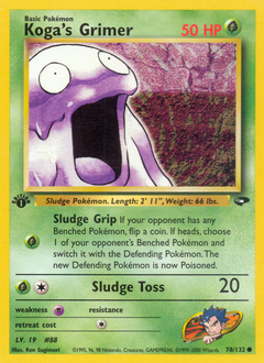 Pokemon Gym Challenge Koga's Grimer - 78