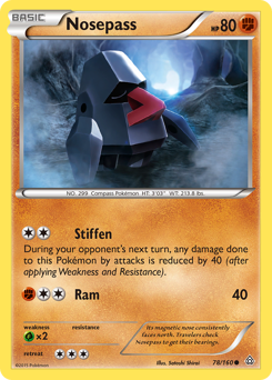 Pokemon Primal Clash Nosepass - 78