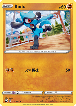 Pokemon Brilliant Stars Riolu - 78