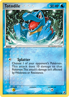 Pokemon Unseen Forces Totodile - 78