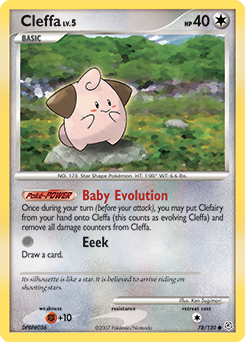 Pokemon Diamond & Pearl Cleffa - 78
