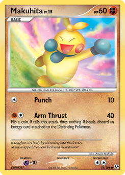 Pokemon Great Encounters Makuhita - 78