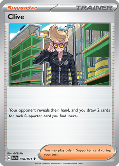 Pokemon Paldean Fates Clive - 78