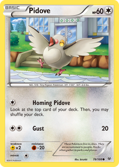 Pokemon Roaring Skies Pidove - 78