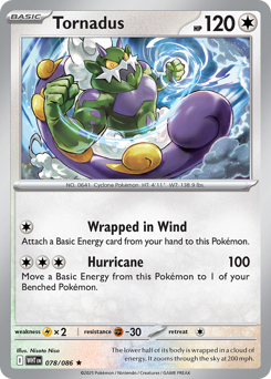 Pokemon White Flare Tornadus - 78