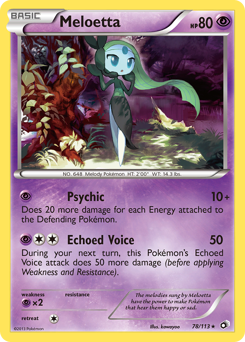 Pokemon Legendary Treasures Meloetta - 78