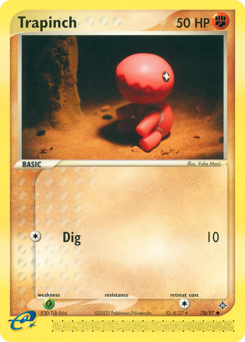 Pokemon Dragon Trapinch - 78