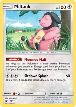 Pokemon Crimson Invasion Miltank - 78