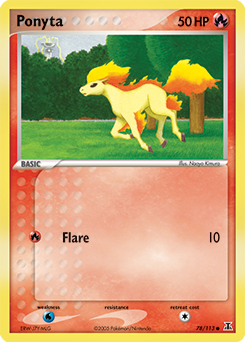 Pokemon Delta Species Ponyta - 78