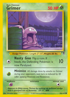 Pokemon Legendary Collection Grimer - 78