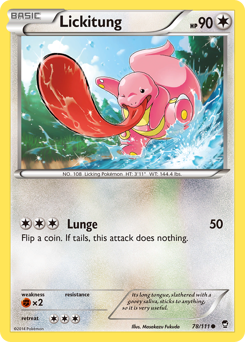 Pokemon Furious Fists Lickitung - 78