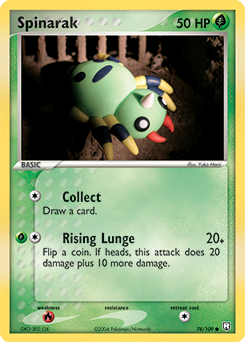 Pokemon Team Rocket Returns Spinarak - 78