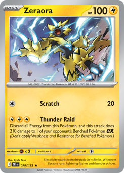 Pokemon Destined Rivals Zeraora - 78