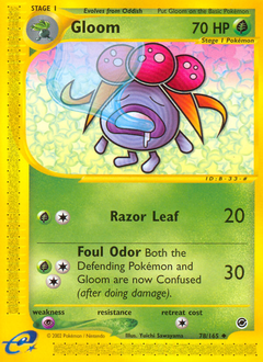 Pokemon Expedition Base Set Gloom - 78