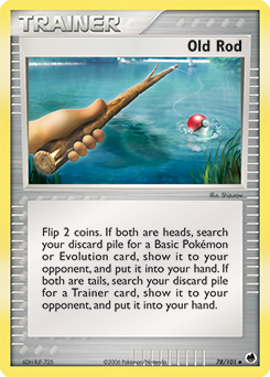 Pokemon Dragon Frontiers Old Rod - 78