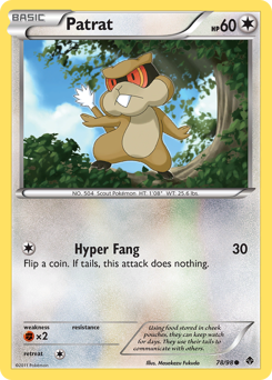 Pokemon Emerging Powers Patrat - 78