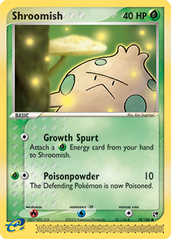 Pokemon Sandstorm Shroomish - 78