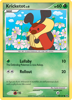 Pokemon Platinum Kricketot - 78