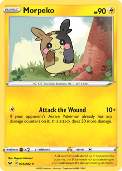 Pokemon Sword & Shield Morpeko - 78