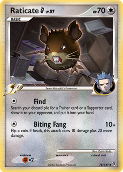Pokemon Supreme Victors Raticate G - 78