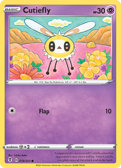Pokemon Evolving Skies Cutiefly - 78