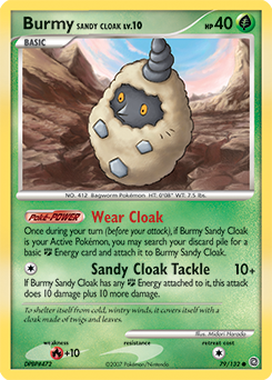 Pokemon Secret Wonders Burmy Sandy Cloak - 79