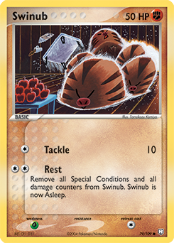 Pokemon Team Rocket Returns Swinub - 79