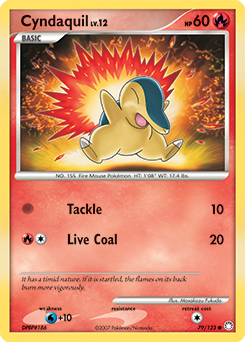 Pokemon Mysterious Treasures Cyndaquil - 79