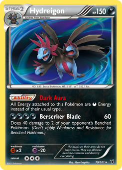 Pokemon Noble Victories Hydreigon - 79