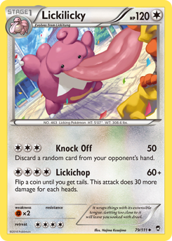 Pokemon Furious Fists Lickilicky - 79