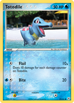 Pokemon Hidden Legends Totodile - 79