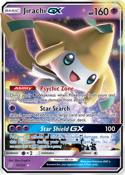Pokemon Unified Minds Jirachi-GX - 79