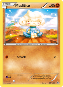 Pokemon Primal Clash Meditite - 79